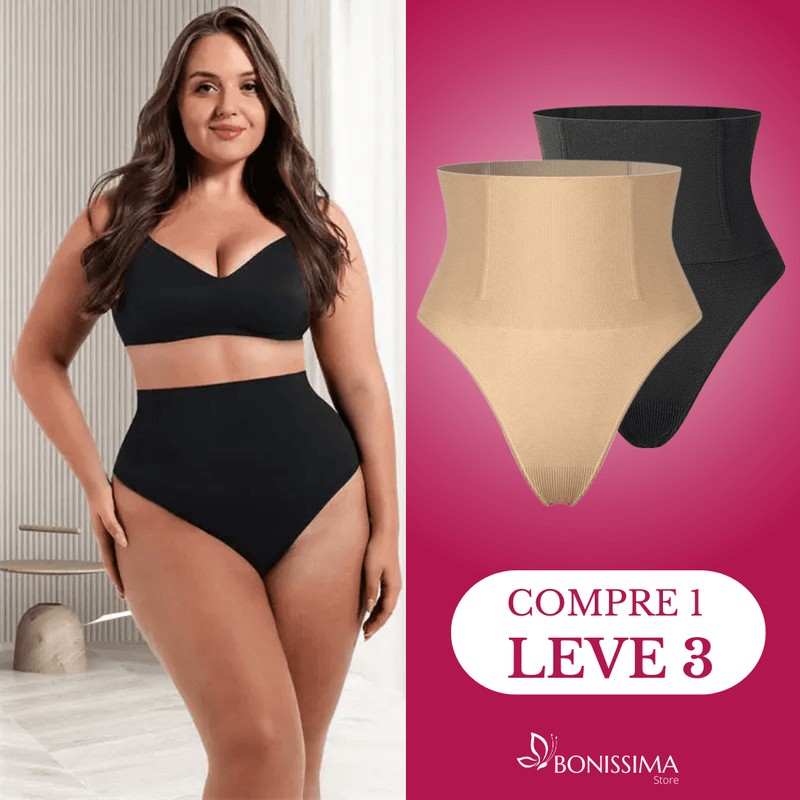 Calcinha Modeladora SlimCurve Shaper® (com barbatanas) - Bonissima Store