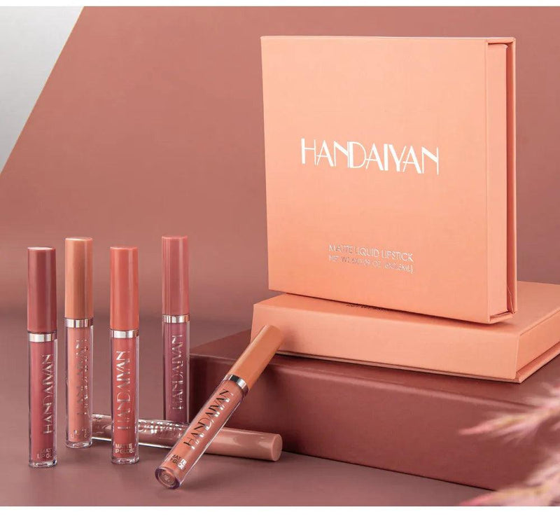 Kit HANDAIYAN® - Lipgloss Matte de Longa Duração a Prova D'água - Bonissima Store