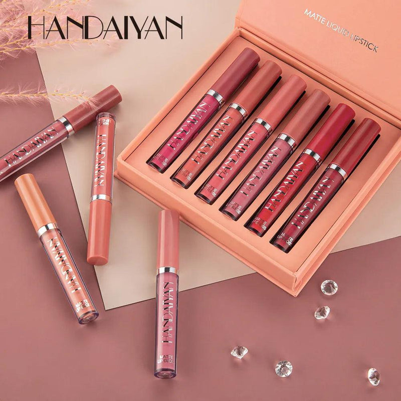 Kit HANDAIYAN® - Lipgloss Matte de Longa Duração a Prova D'água - Bonissima Store