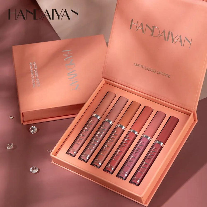 Kit HANDAIYAN® - Lipgloss Matte de Longa Duração a Prova D'água - Bonissima Store