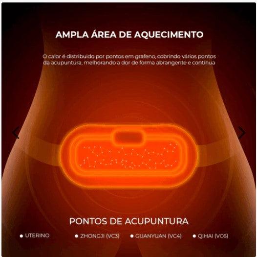 Cinto Massageador e Aquecedor para Alívio de Cólica Mestrual - Bonissima Store