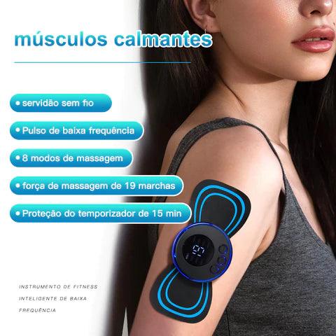 Mini Massageador Elétrico Portátil - Reduz Dores e Inchaços - Bonissima Store